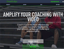 Tablet Screenshot of coachseye.com